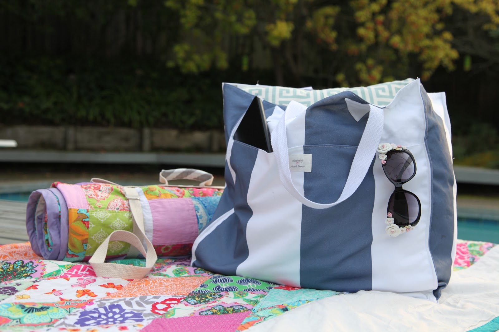 Oh. THAT Annelie... DIY Project Canvas Beach Bag