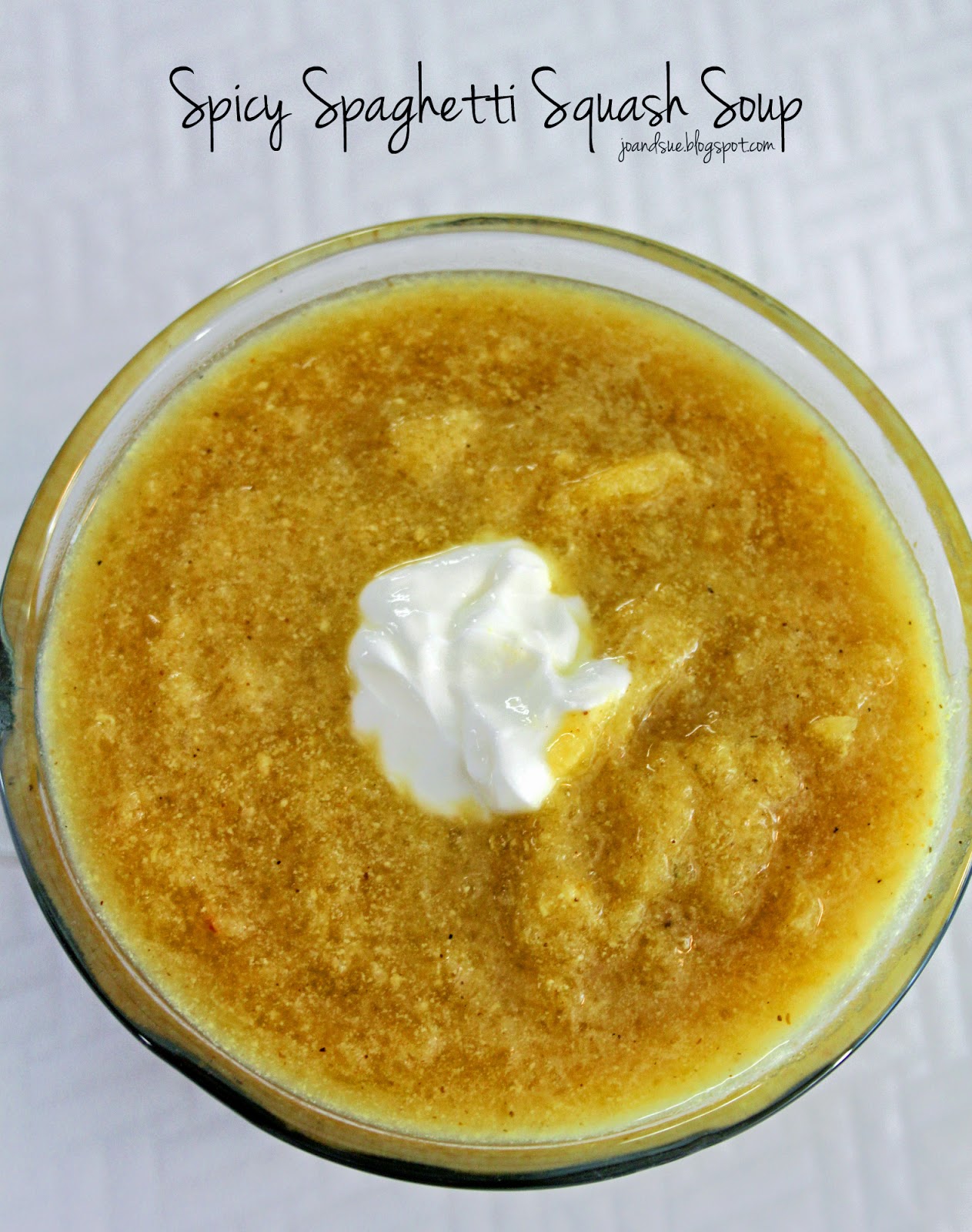 Jo and Sue Spicy Spaghetti Squash Soup