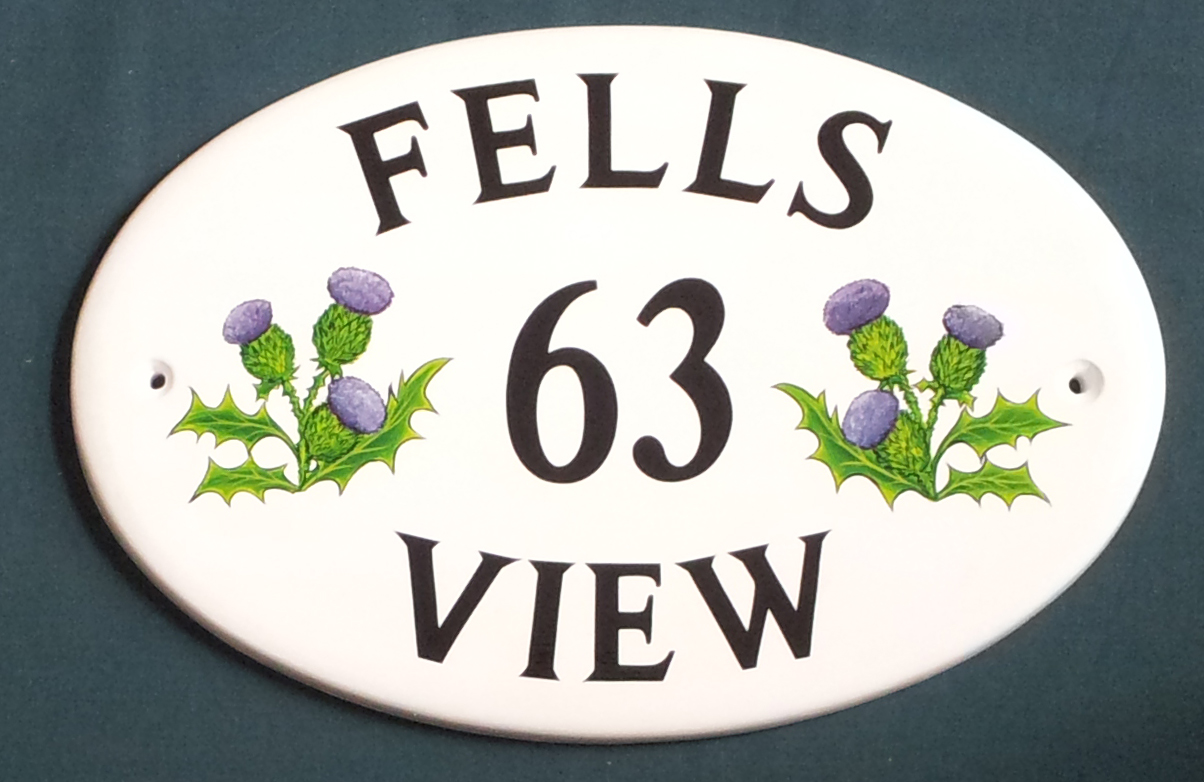 Hand Painted House Signs by Ceramic Art Latest hand painted ceramic