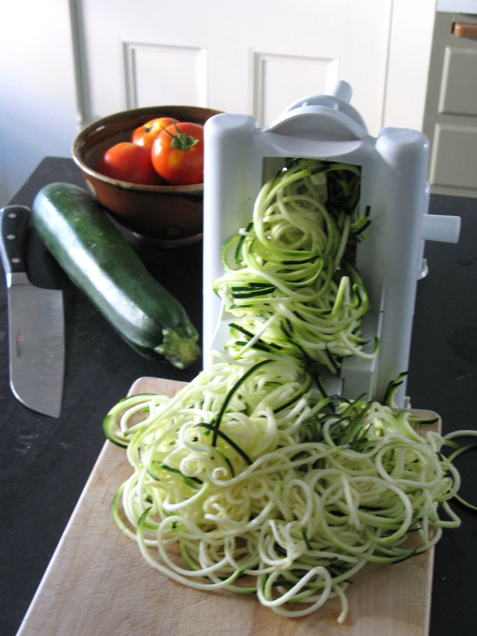 An Urban Cottage Zucchini Spaghetti
