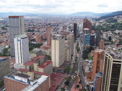 It was a typical cloudy afternoon in Bogot�.