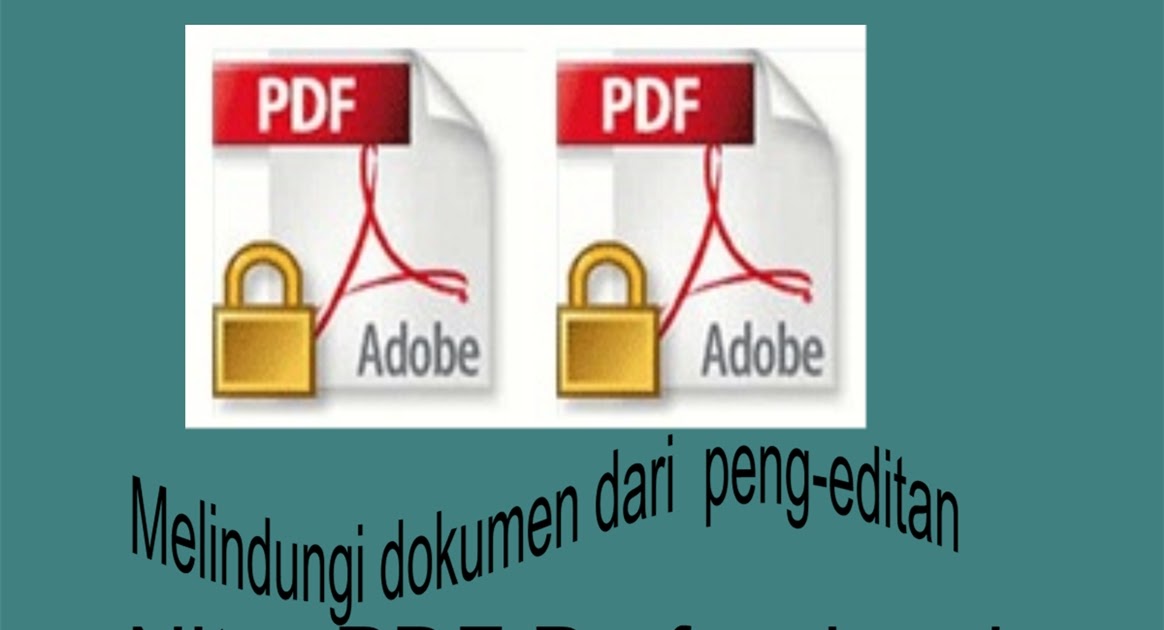 Membuat file PDF agar susah dicopy dengan Nitro PDF