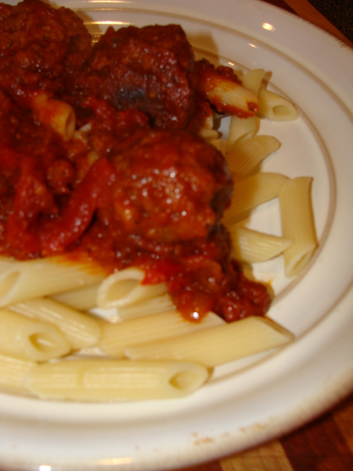 Just Cooking Meatballs and Gravy