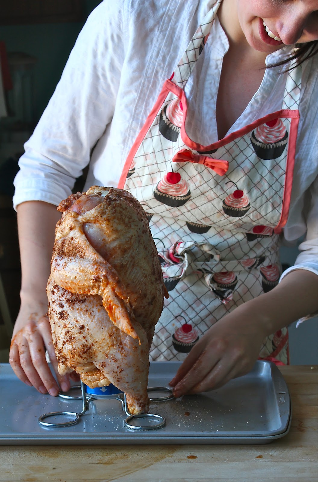 Carey On Lovely Ginger Beer Can Chicken with Chinese 5Spice
