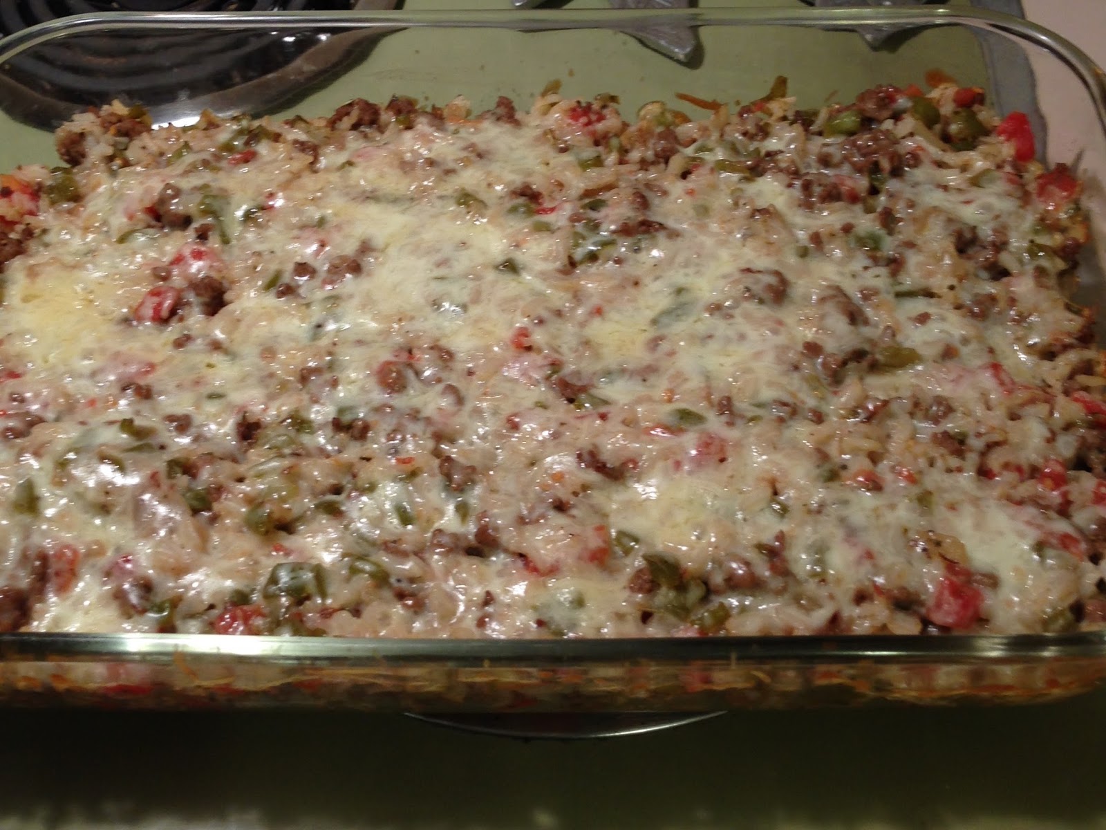 Nana's Recipe Box Unstuffed Stuffed Bell Pepper Casserole