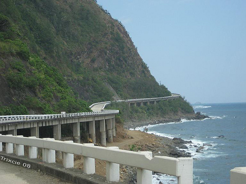Patapat viaduct,the fourth longest bridge in the philippines.