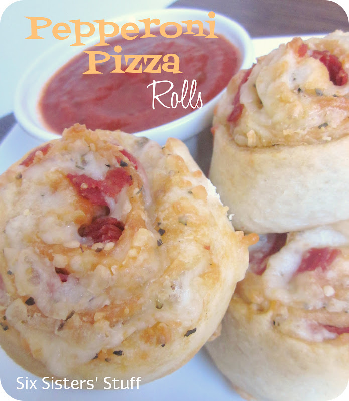 Pepperoni Pizza Rolls Recipe Six Sisters' Stuff