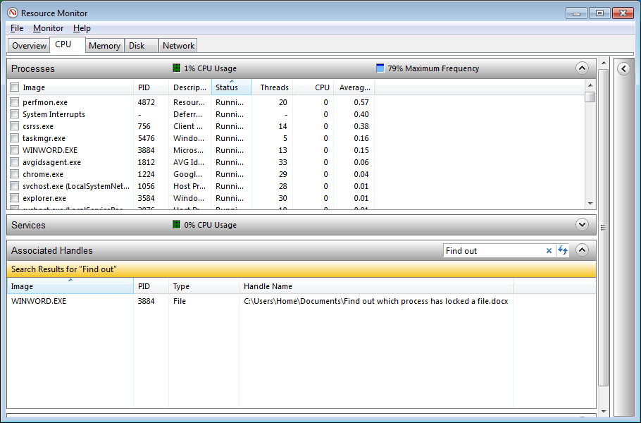 Johan Klijn Find out which process has locked a file?