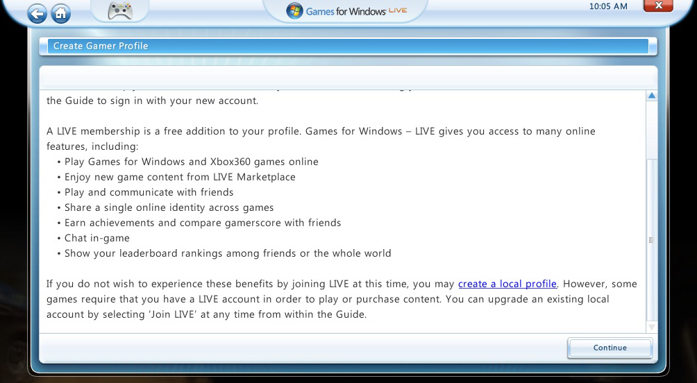 games for windows live offline account free