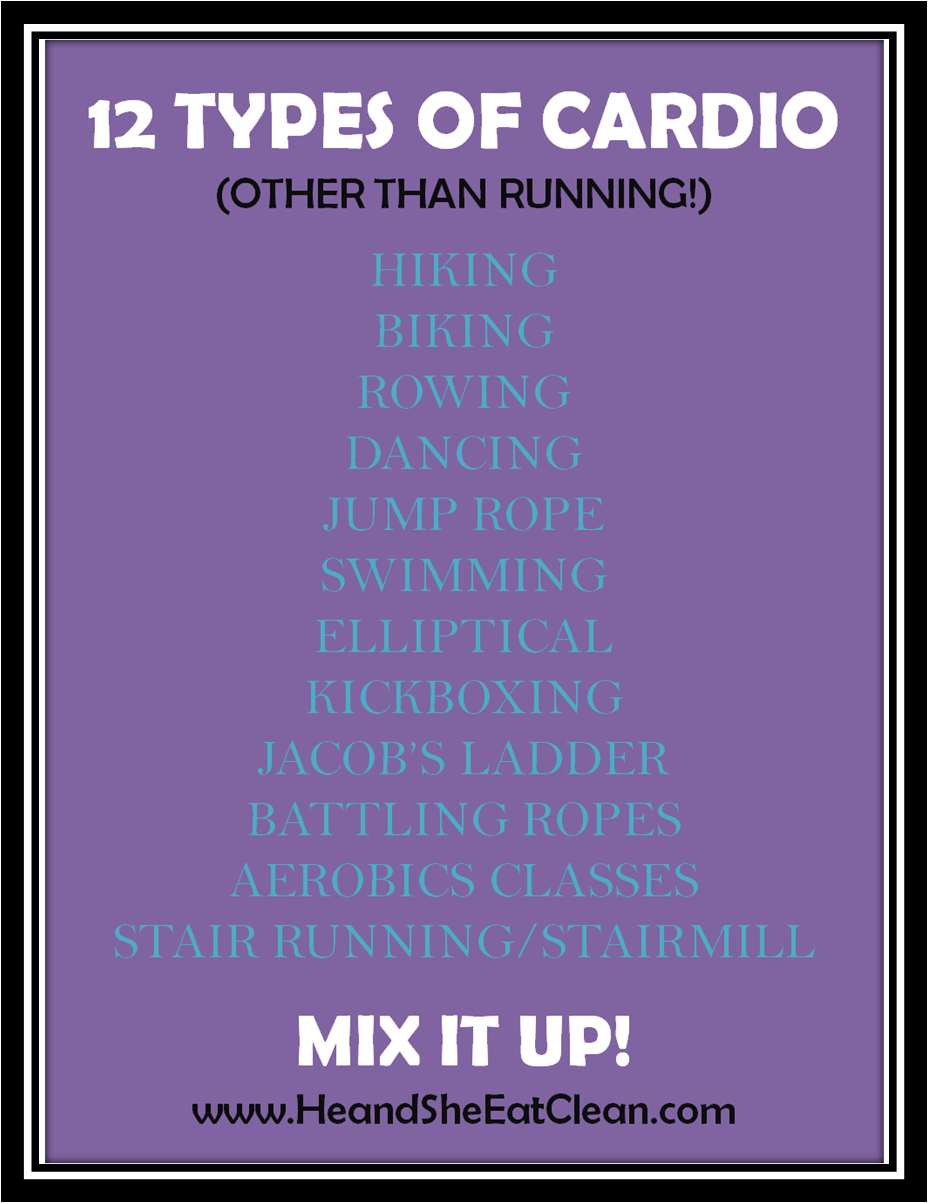 Cardio Explained! Plus, Ways to Mix Up Your Cardio Routine! He and