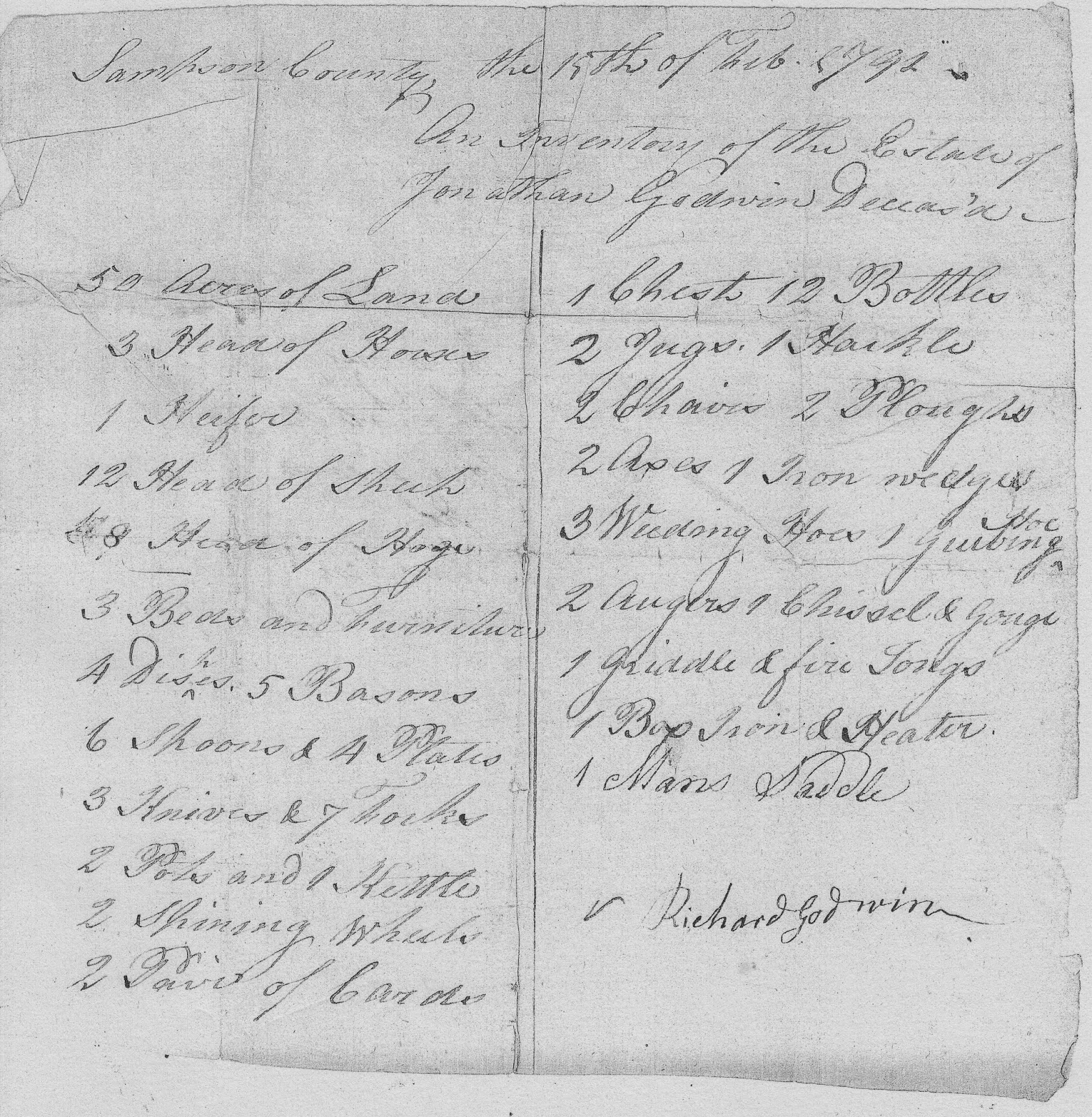 to Genealogy By Ginger! The Distribution of Jonathan Godwin's