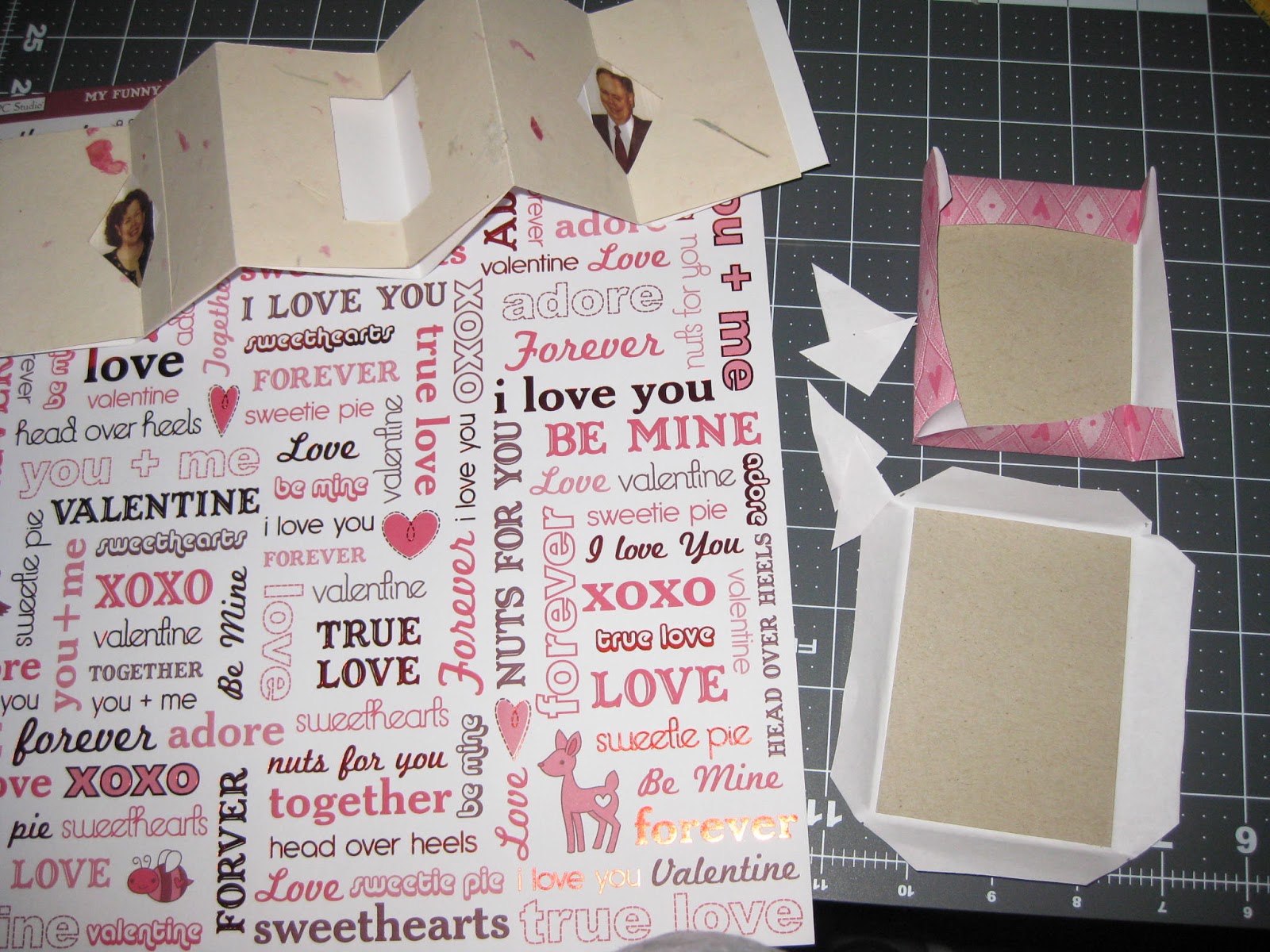Arnold Grummer's Papermaking: Valentine Mini Zig Zag Book
