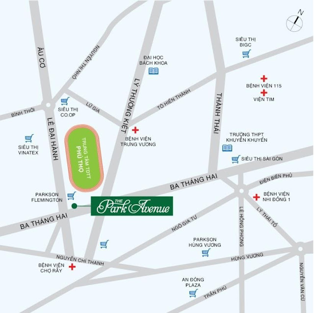 vị trí The Park Avenue vị trí The Park Avenue
