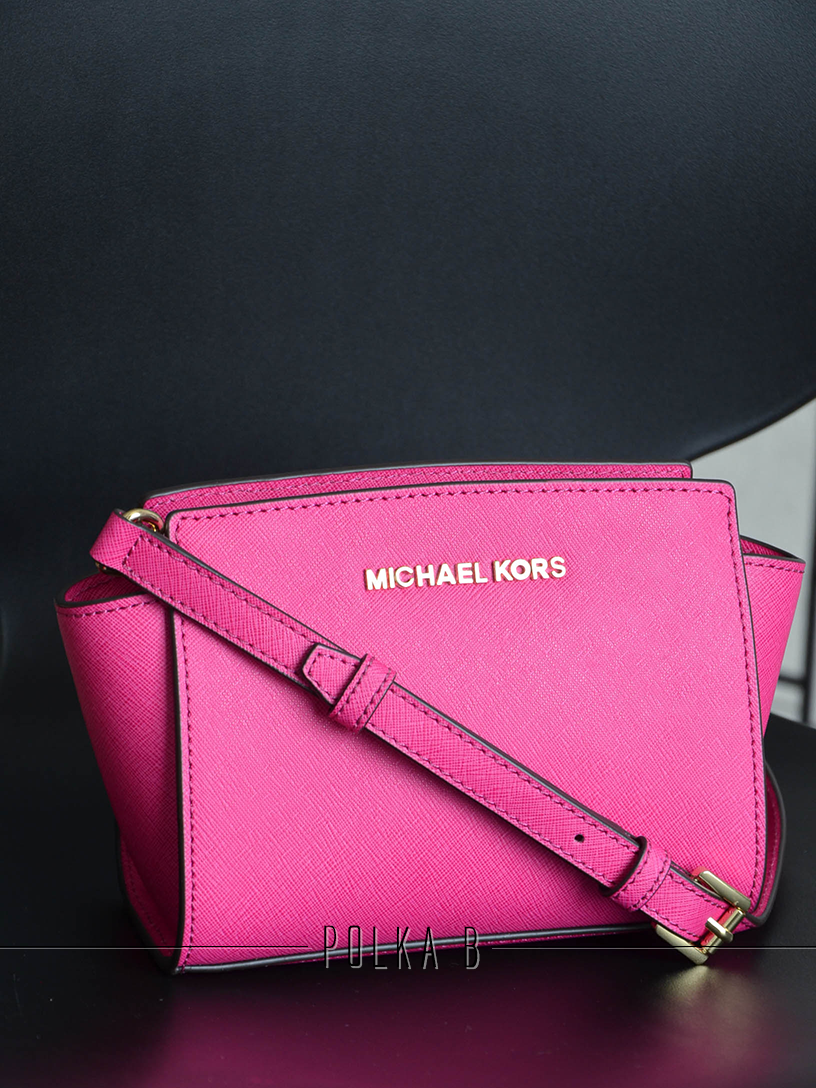 MICHAEL Michael Kors Selma Mini Messenger Bag - Blossom in Pink