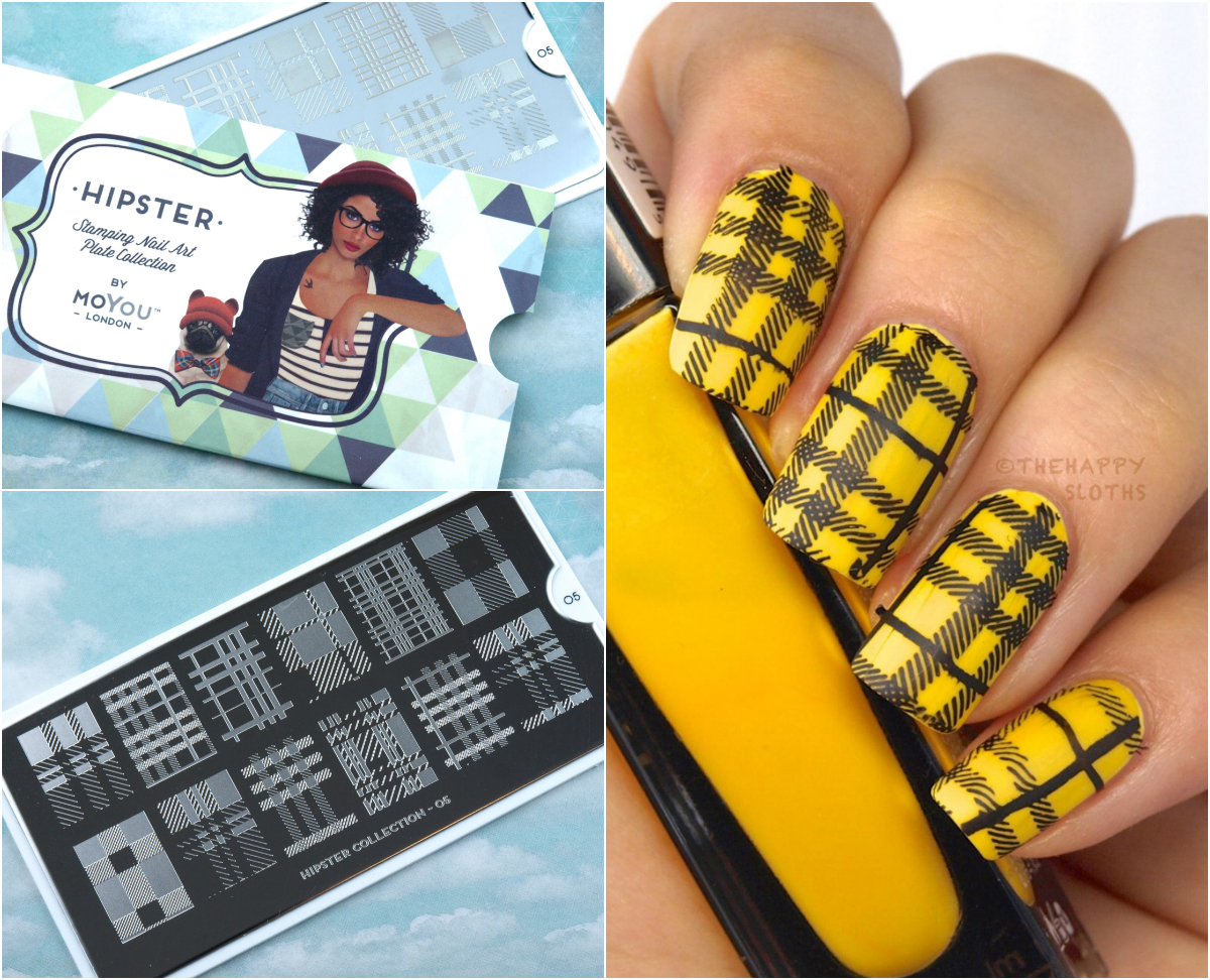 Iggy Azalea/Clueless Inspired Manicure featuring MoYou London Hipster Nail  Art Collection Stamping Plate #05 | The Happy Sloths: Beauty, Makeup, and  Skincare Blog with Reviews and Swatches