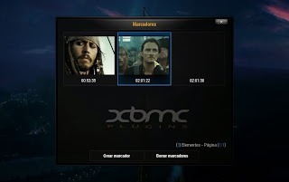 Marcadores en XBMC Marcadores en XBMC