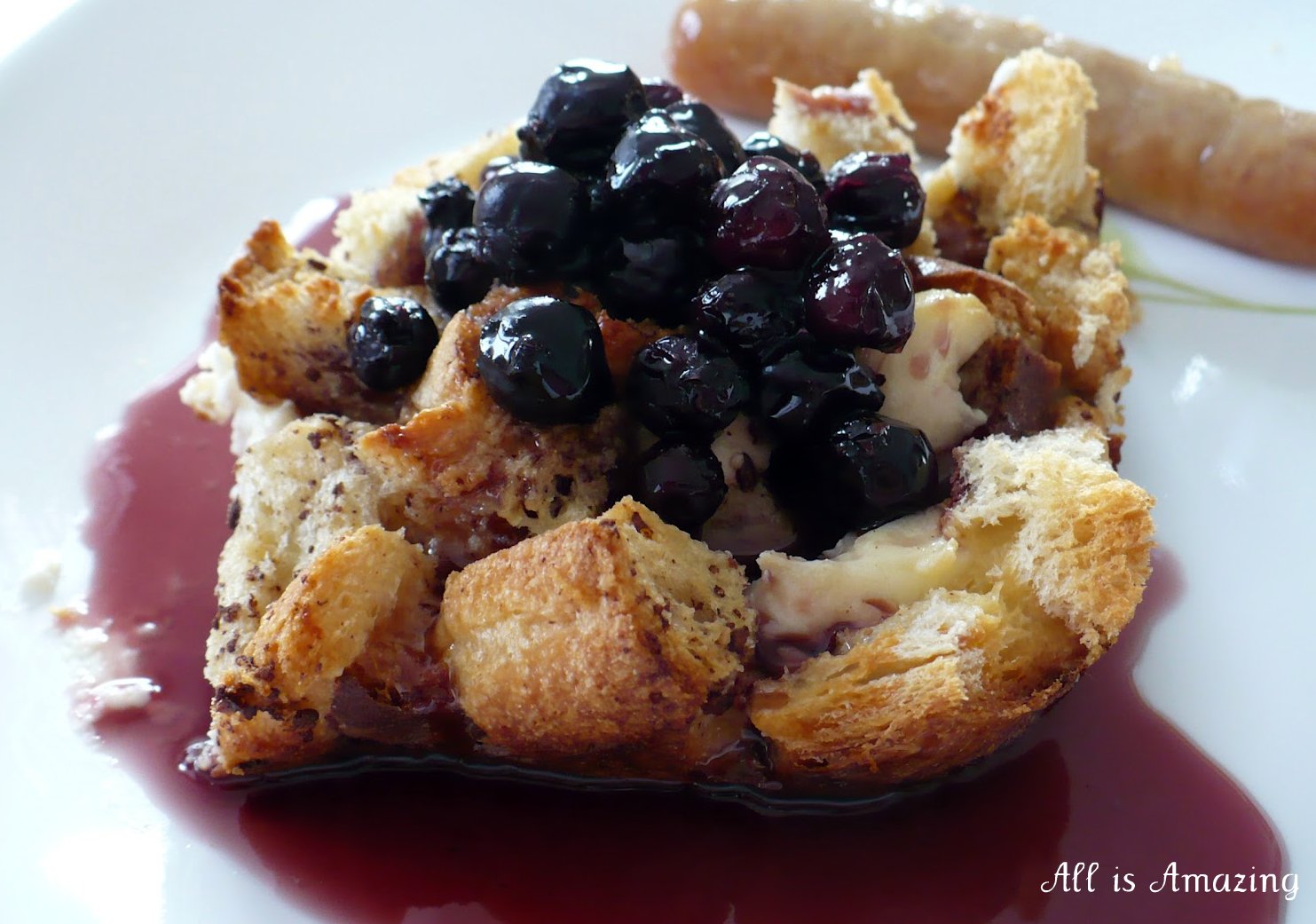 All is Amazing Blueberry Strata