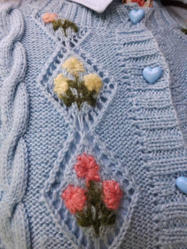 MARIETTE'S BACK TO BASICS {My Hand Knitted & Hand Embroidered Sweater}