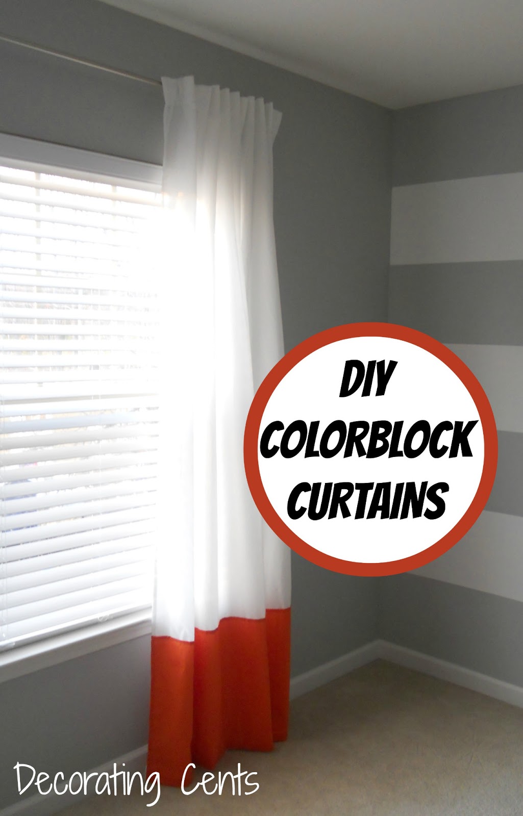 Color Block Curtains