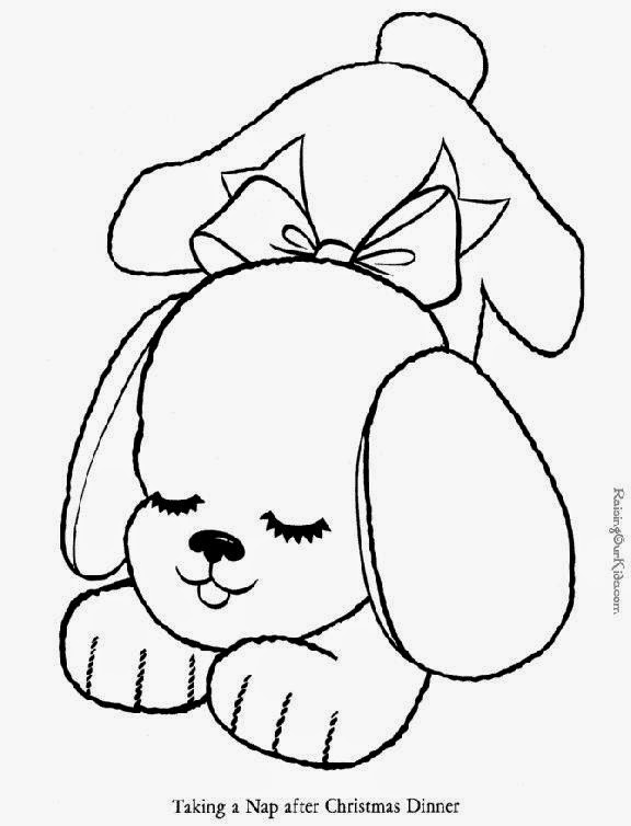 Puppy Coloring Sheets