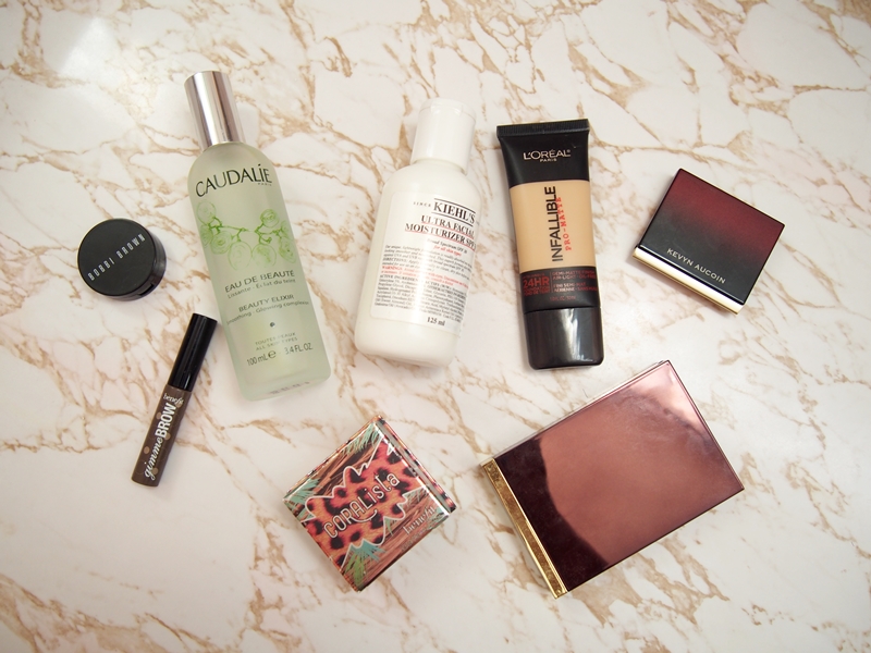 makeup and skincare products