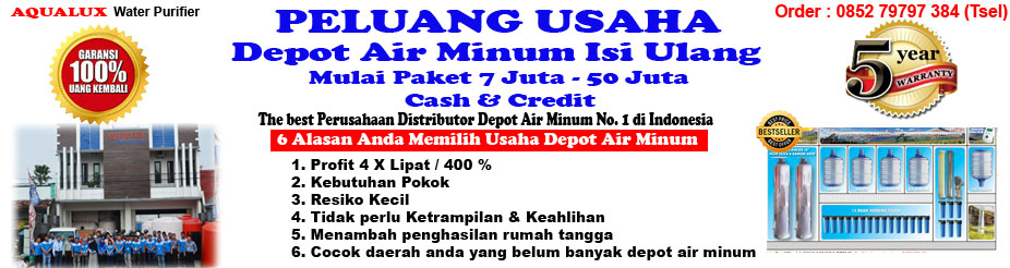 AQUALUX I 085279797384, Air Minum Isi Ulang Reverse Osmosis Brebes Terbesar di Indonesia