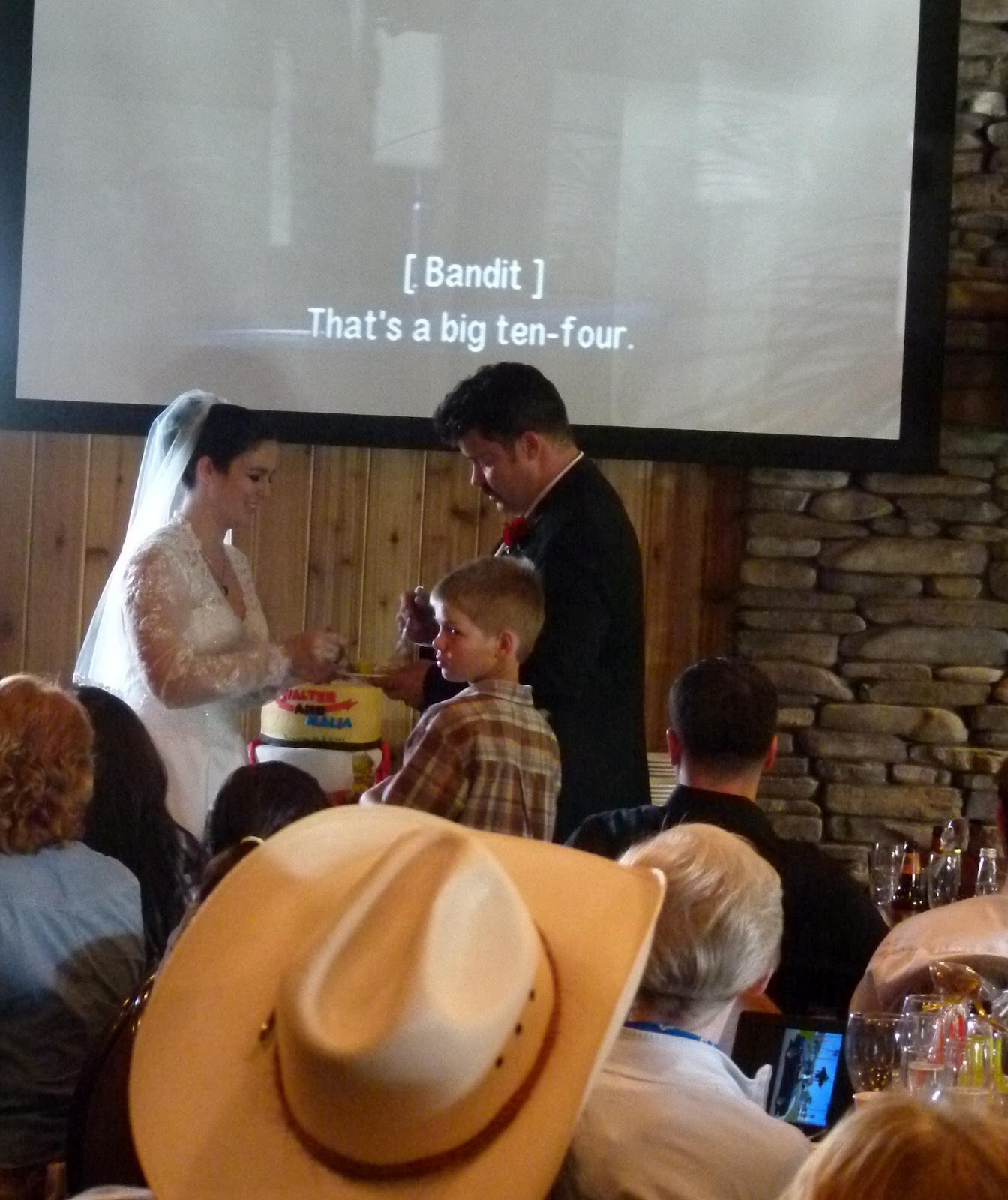 Here and There Smokey and the Bandit Wedding