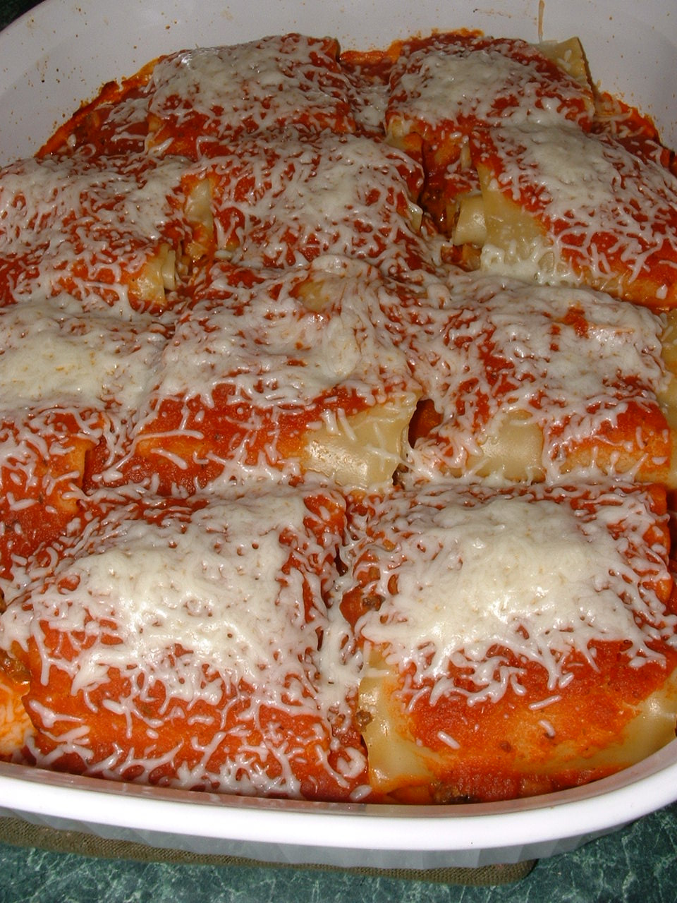 Simply Red Poor Man's Lasagna Rolls