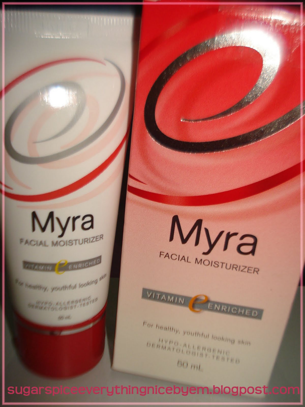 Sugar Spice and Everything Nice by Em Review Myra E Moisturizer