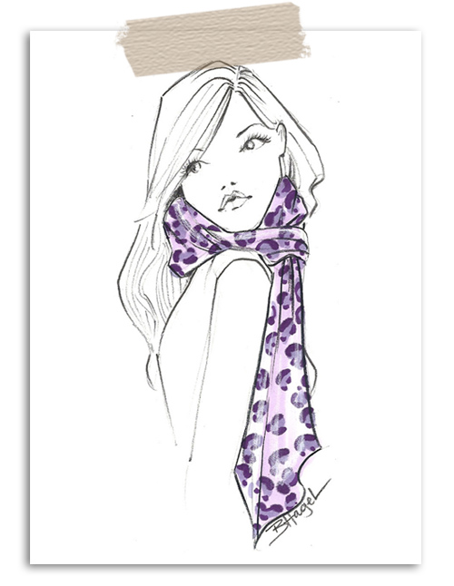 Brooke Hagel-Illustrator-Leopard-Print-Sketch