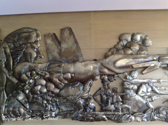 Battle of Mactan mural in PICC