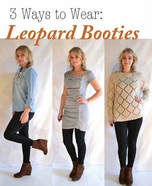 3 Ways to Wear Leopard Booties