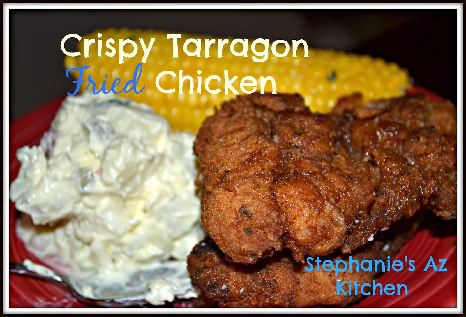 HealthyEatsGirl Crispy Tarragon Fried Chicken
