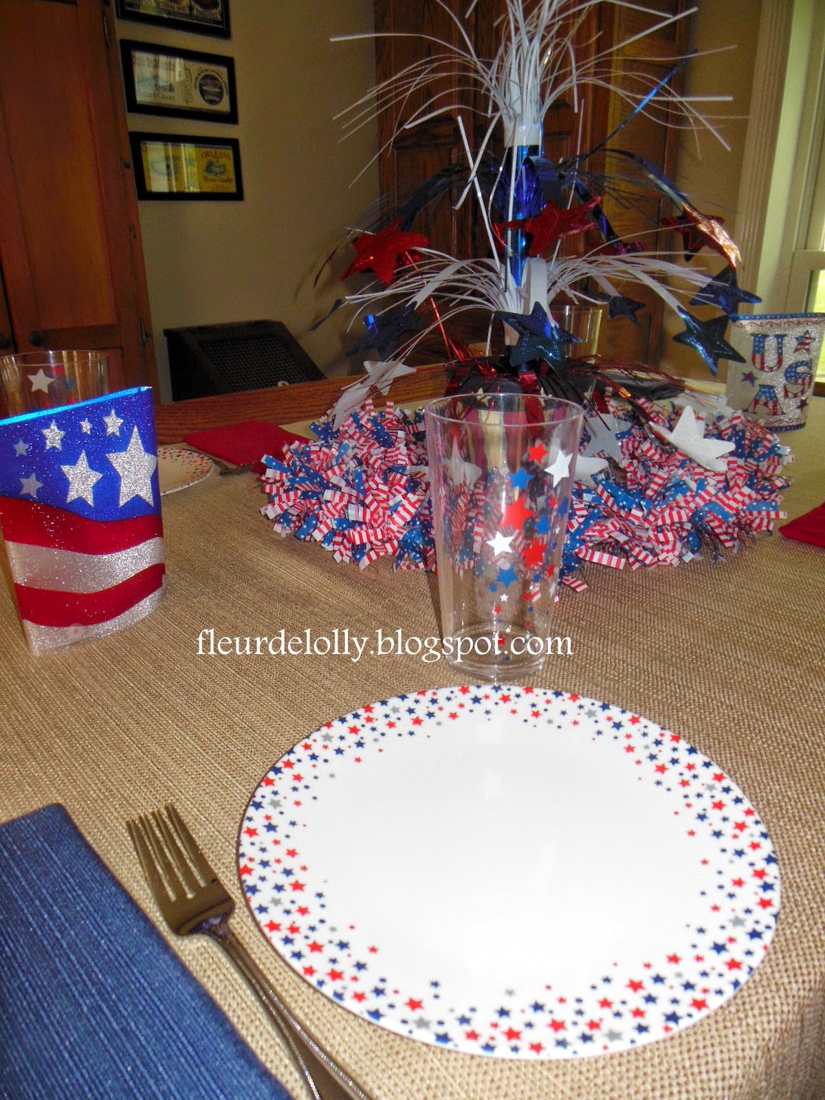 Fleur de Lolly Memorial Day 2014 Table Ideas