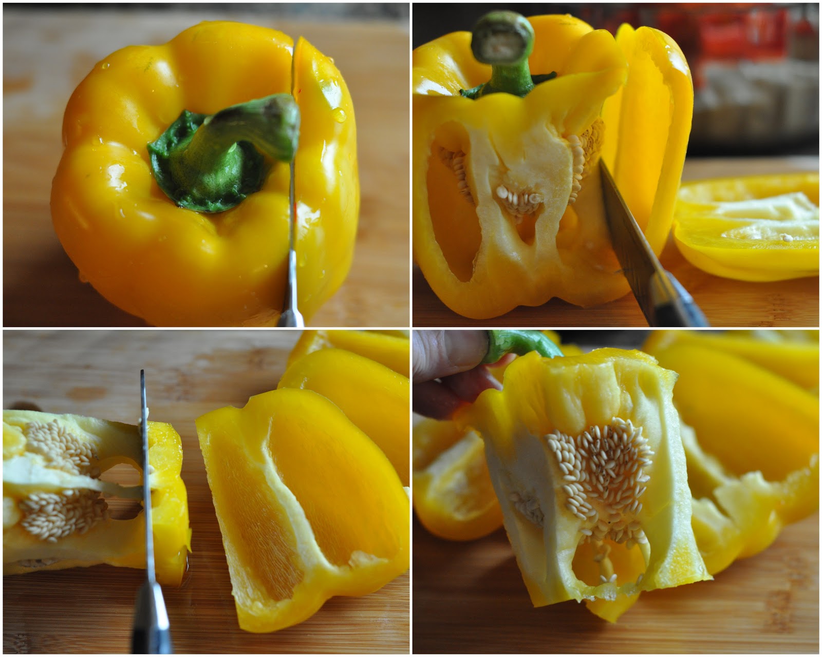 Mennonite Girls Can Cook How to cut up a Sweet Pepper