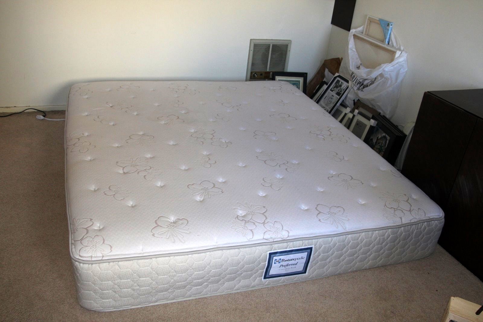 sealy posturepedic silver plush king mattress