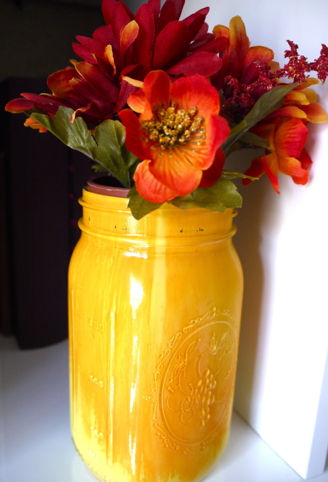 The Dansha Diaries DIY Ombre Mason Jars Tutorial