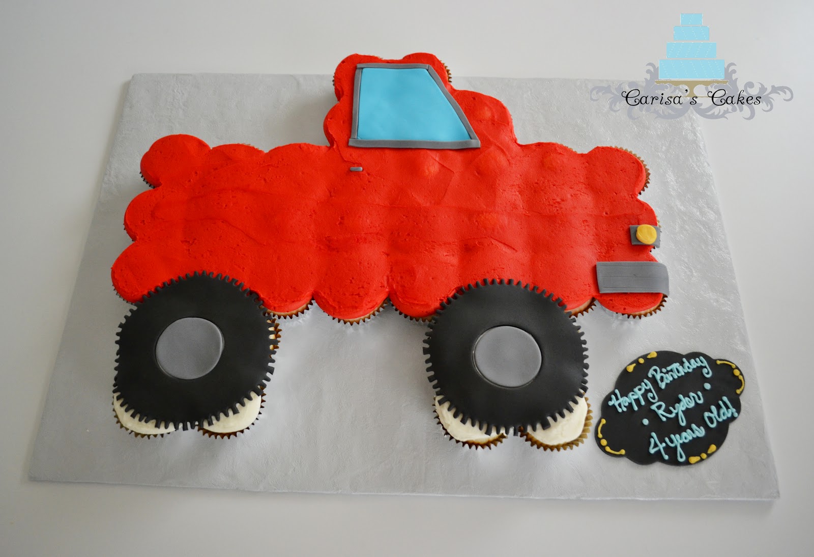 Carisa's Cakes Truck Cupcake Pullapart Truck cupcakes, Cupcake cakes, Birthday cupcakes