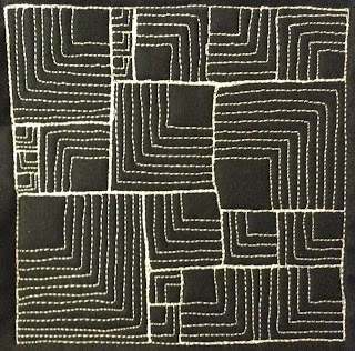 missing piece free motion quilting design