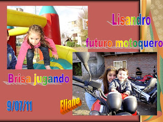 Mis bisnietos Brisa y Lisandro