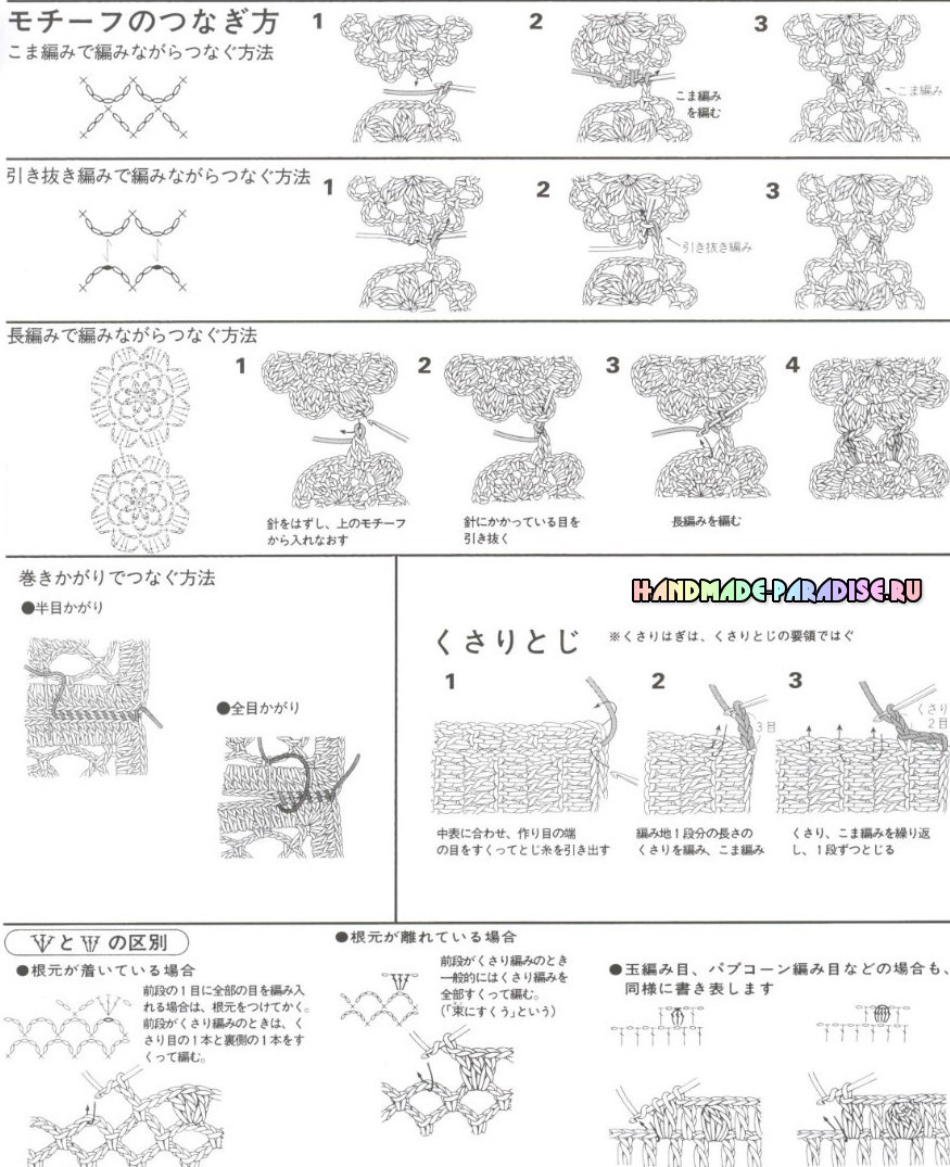 Вязание крючком. Японский журнал со схемами