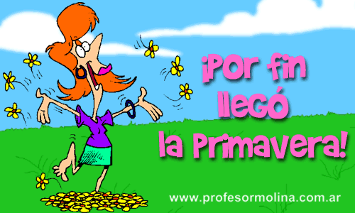 Resultado de imagen para feliz primavera humor gif