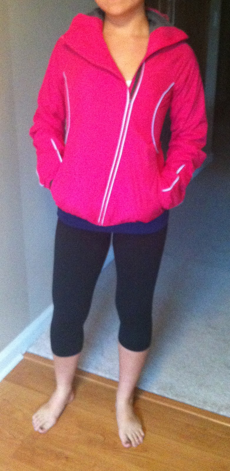 My Superficial Endeavors: Oh Yeah I Got Another Lululemon Run: Ambition  Pullover in Snorkel Blue!