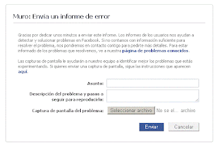 error Facebook