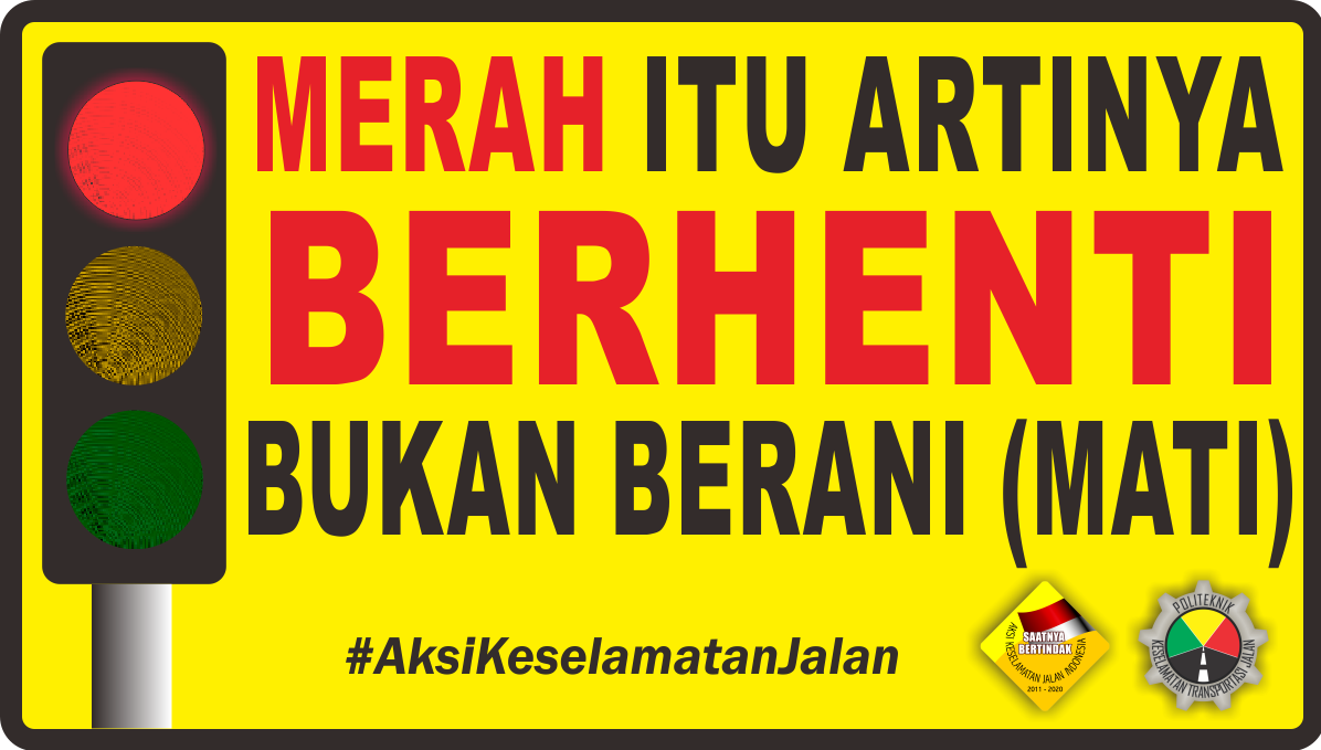 Slogan Lalu Lintas Gambaran