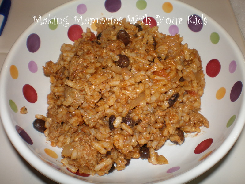 Taco Rice and Beans Making Memories With Your Kids