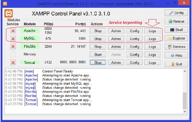 Xampp Control Panel V3.0.12 Xampp Control Panel V3.0.12