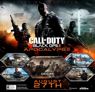 Call of Duty Black Ops 2 Apocalypse DLC Xbox 360