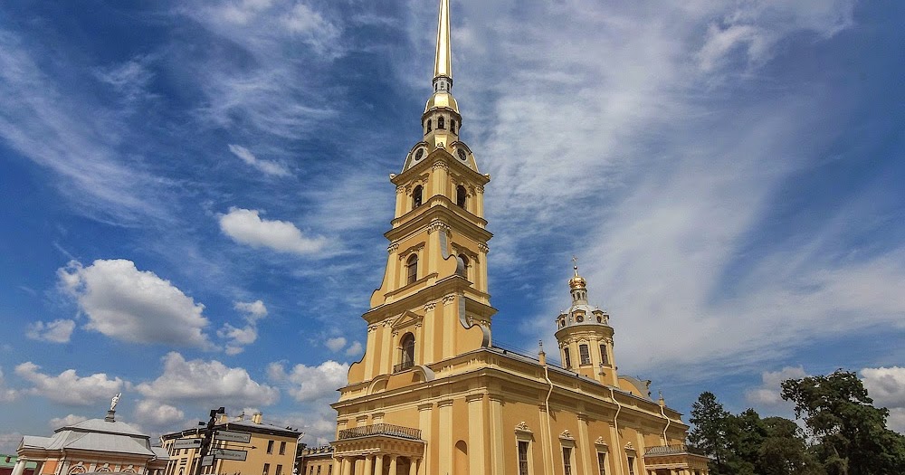 Петропавловский собор при Петре 1