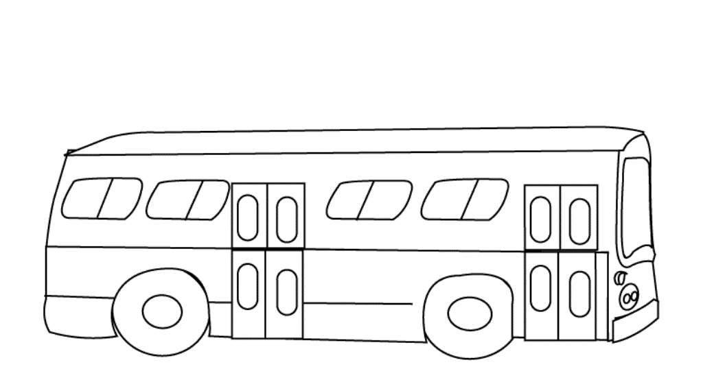 Transportation Coloring Pages: Bus Coloring Sheets For Kids